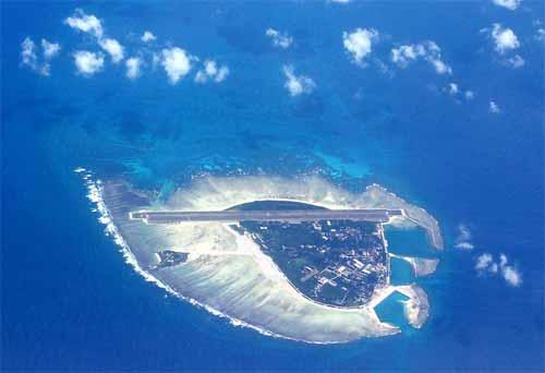 资料图：永兴岛鸟瞰图