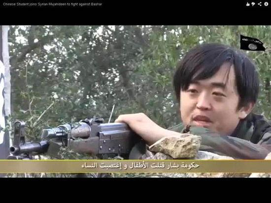 据称这名男子就是加入极端组织的王波