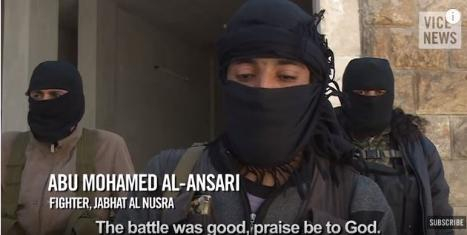 努斯拉分子阿布·穆罕穆德·安萨里：感谢神，战斗很顺利