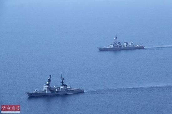 资料图：菲律宾日本举行海上军演