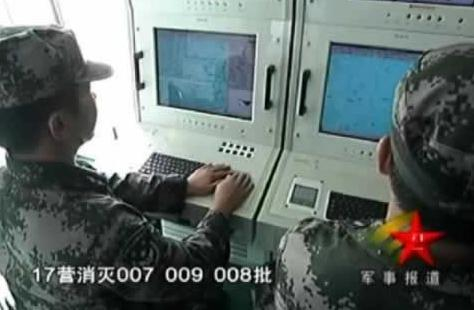 央视新闻节目中出现的红旗-9空军防空导弹系统演练作战画面