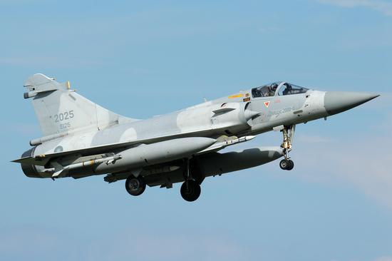 新竹基地499联队所属“幻影2000-5EI”战斗机