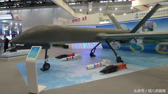 中国国产的彩虹4无人机