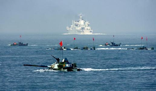 　　两栖机械化部队为中国陆战队的特色