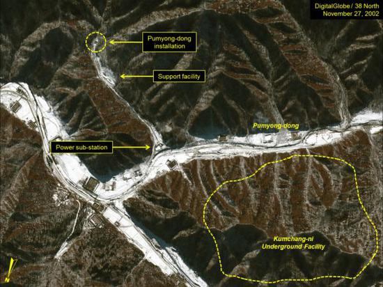 　　朝鲜核武器相关设施都尽量进行地下化处理，要想摧毁并不容易