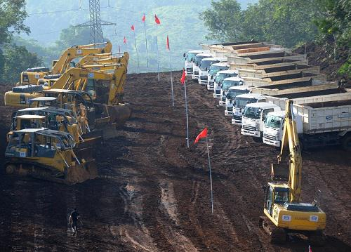 　　资料图：印尼雅加达至万隆高铁项目正式启动 新华社发