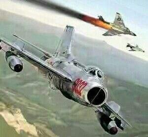 击落鬼怪式战斗机的歼6