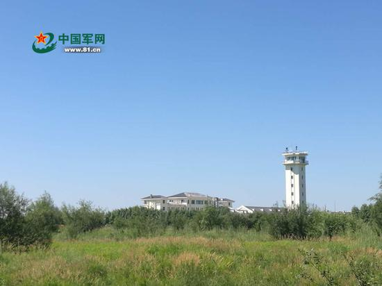 黑瞎子岛上的“东极哨所”。武天敏摄