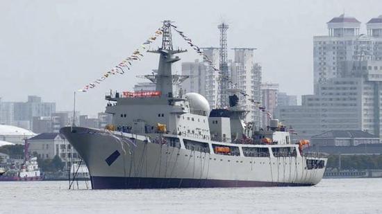 简氏称中国下水新一艘电子侦察船可监视美军演习_手机新浪网