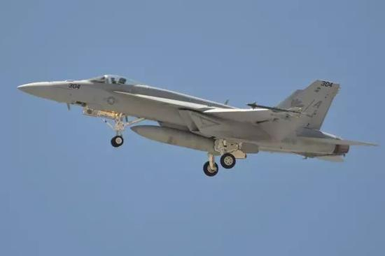 △参与击落苏-22的F/A-18E战斗机