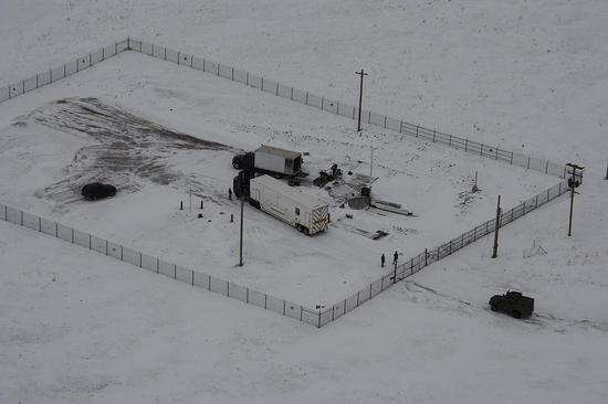 ▲戒备森严的民兵-3洲际导弹发射阵地