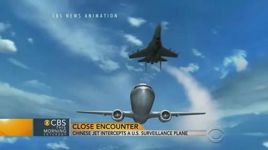 △美国电视台模拟歼-11B滚筒P-8A反潜巡逻机