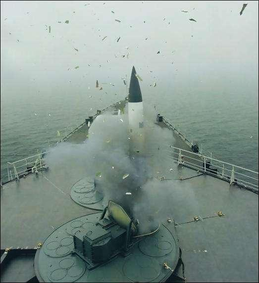 图片：051C发射“里夫-M”（S300PMU舰空型）