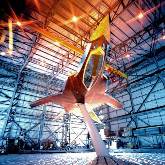 ▲BAE系统公司上世纪90年代中期推出的用于RCS面积测试的Replica模型