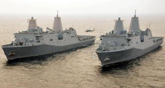 （071型的装备规模仅次于美国海军的“圣安东尼奥”级）