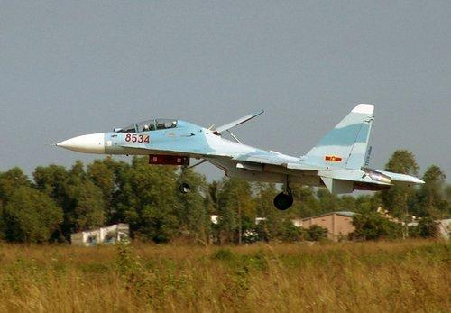 越南空军现役苏-30MK2V战斗机