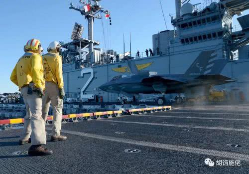 ▲ “埃塞克斯”舰上的F-35B还进行了首次实战