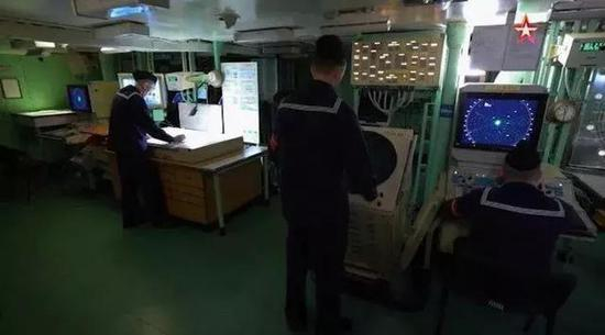 ▲库舰战情中心还保留着30年前的风味