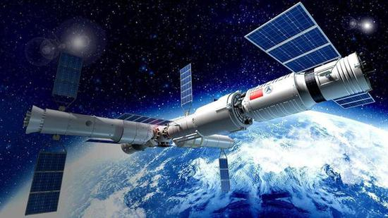 图为我国下一代空间站