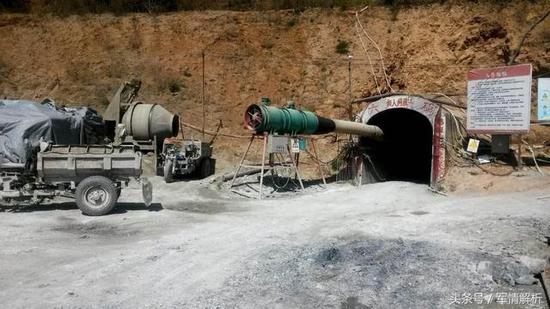  图为采金秩序进度良好的甘肃阳山金矿