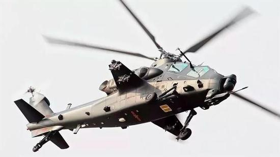 武直10大量采用了复合材料，包括超高碳纤维材料减重