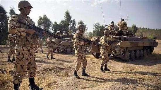 备战的伊朗军队