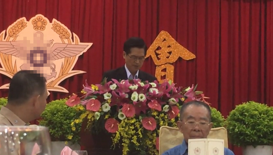 严德发在致词表示：任务完成 图源：联合新闻网
