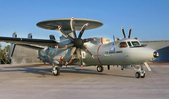 图片：E-2D的雷达、航电全部翻新