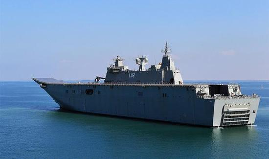 澳大利亚海军两栖舰将成为美军的帮凶