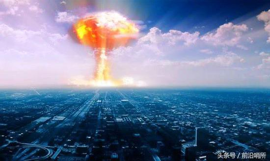 原子弹爆炸模拟图