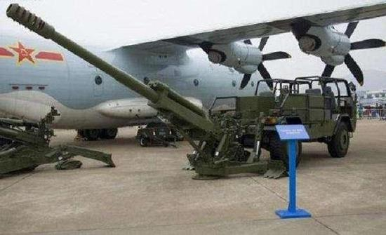 图为中国122毫米超轻型榴弹炮