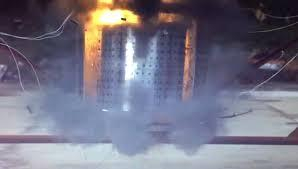 级间段分离试验的画面