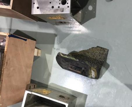 发动机试车完成后的燃气舵