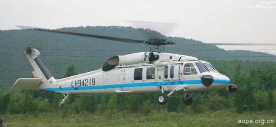 我军的黑鹰直升机233