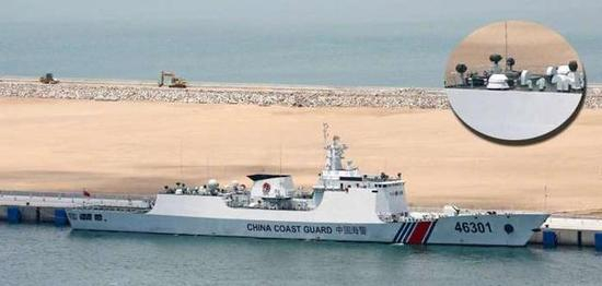 一、054型海警船比其他国家的炮舰还强