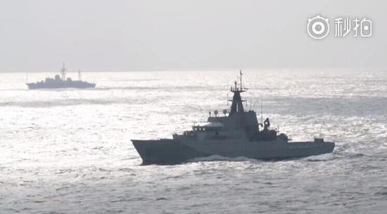 图片：默西河号监视俄海军情报船