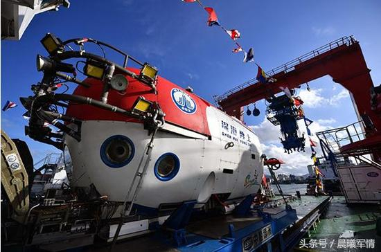 “深海勇士”号载人潜水器关键核心部件国产化率高达91.3%