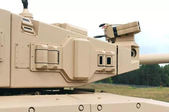 ■德国莱茵金属公司推出的“豹”2A4主动防御系统套件
