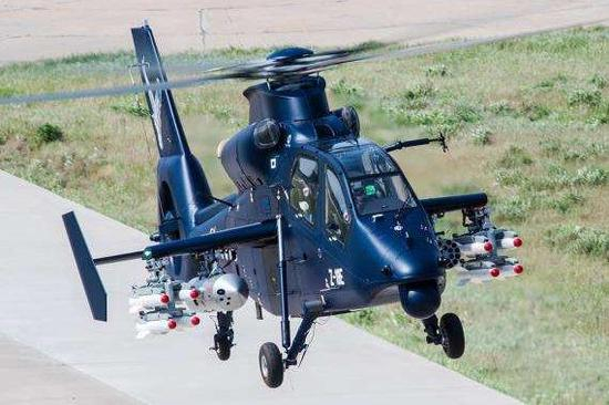 图为中国武直19E出口型号