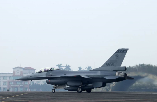 坠毁的6650号F-16V战机&nbsp;