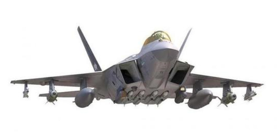 韩国KF-X采用半埋式挂架，没有弹舱