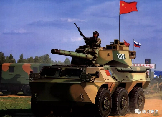 ▲&nbsp;部队习惯性地叫02式“100突”，让不少山口丁玩家一度错愕：解放军这么虎？
