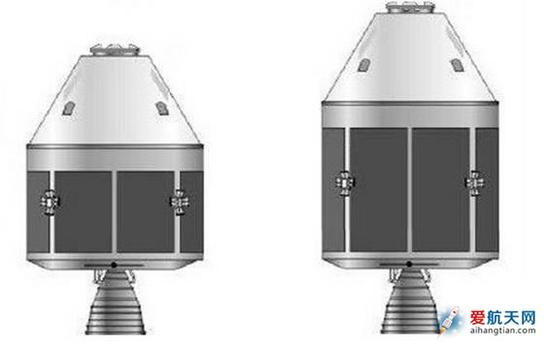图：我国新一代载人飞船外形