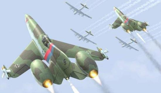 德国末日计划中的新式喷气机