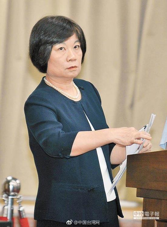 台当局“国发会主委”陈美伶。（图片来源：台湾“中时电子报”）