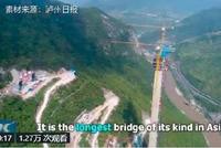 中国使用无人机建悬索桥 境外舆论惊叹不可思议(图)