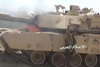 沙特美制M1A2坦克再被胡赛缴获:履带断了就弃车逃跑