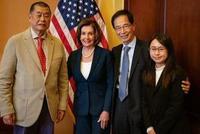 美众议院议长会见乱港头目 妄称支持“非暴力抗争”