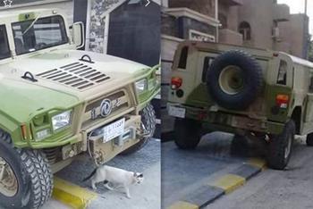 伊拉克爱上我猛士车