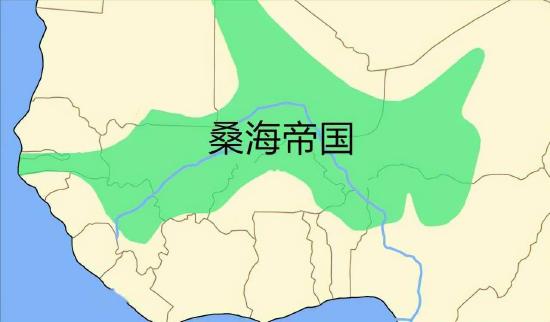 桑海帝国疆域图